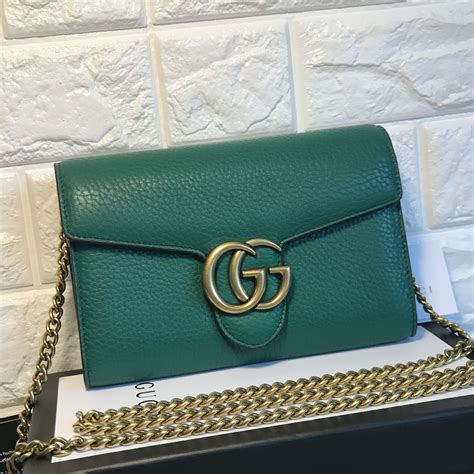 gucci woc green|Gucci wallets official website.